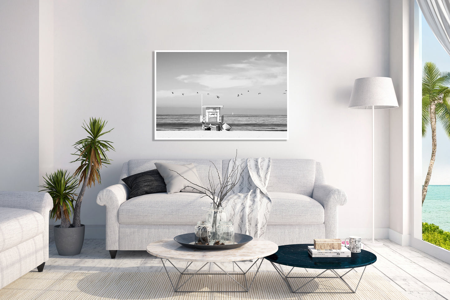 A Sailor And A Swimmer - Lifeguard Tower Photo