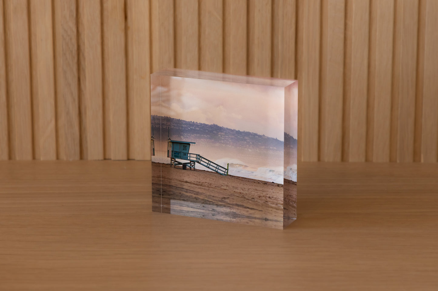 Wave Watch Acrylic Block