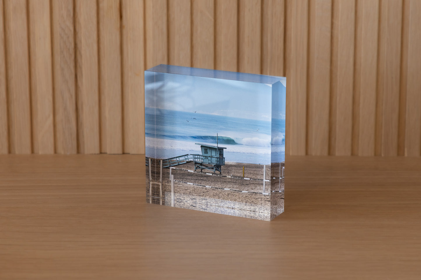 Waves Acrylic Block