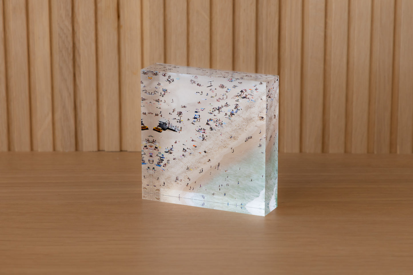 Sand Crabs Acrylic Block
