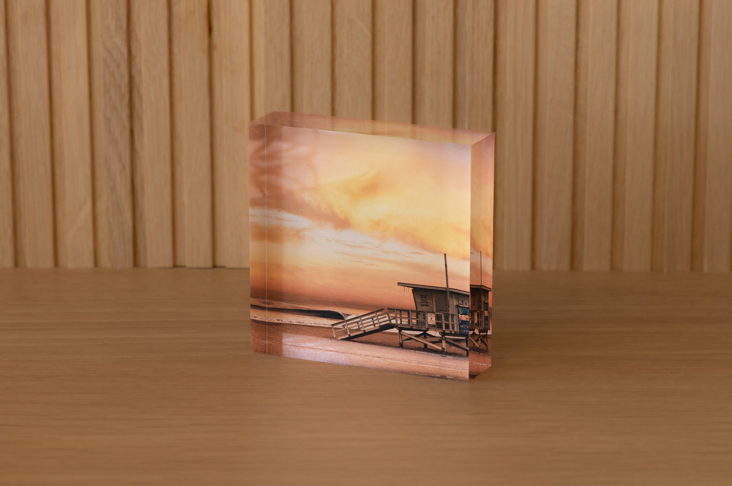 Cold Feet Acrylic Block