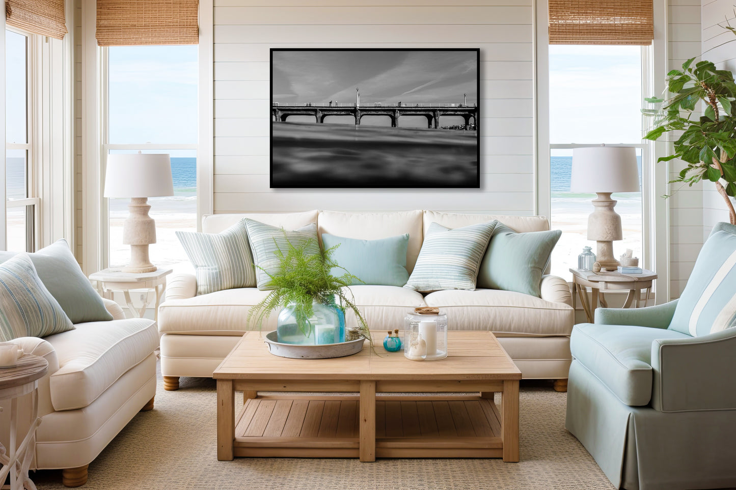 Below The Line - California Pier Photos