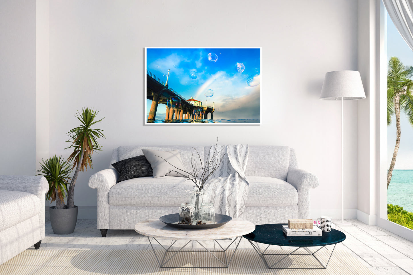 Bubbles In The Bubble - Manhattan Beach Pier Bubbles Photos