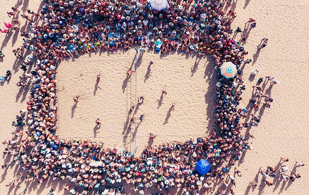 Center Stage - 2026 6-Man Volleyball Tournament Photo by Bo Bridges