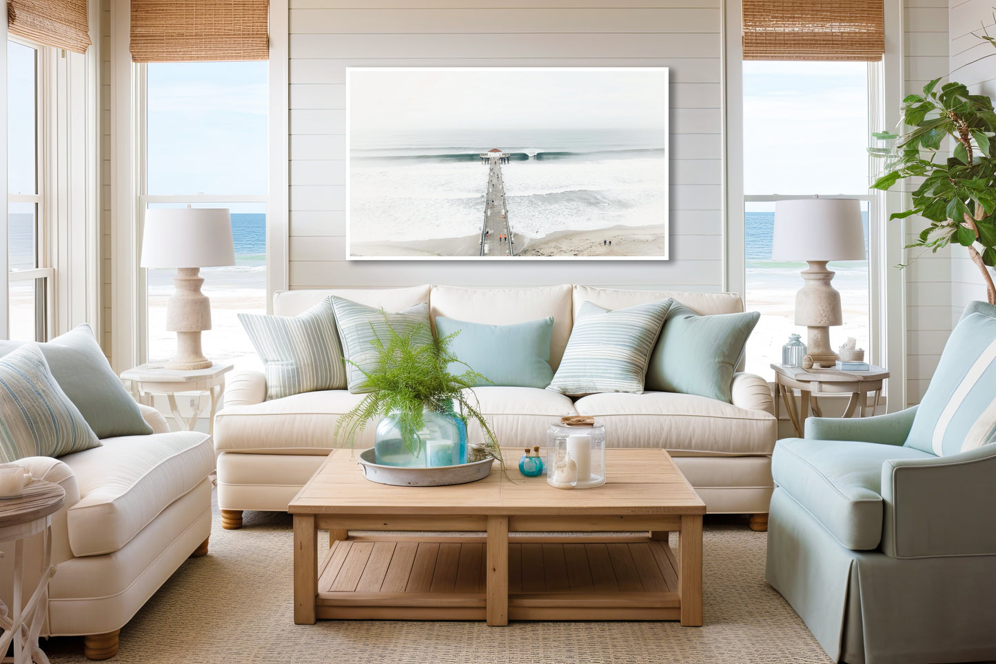 Corner Pocket - Soft Hue Waterscapes