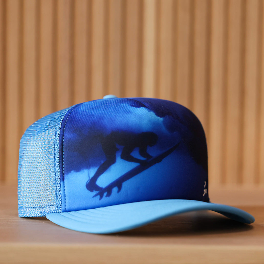 Duck Dive - Underwater Hawaiian Surfer Photo