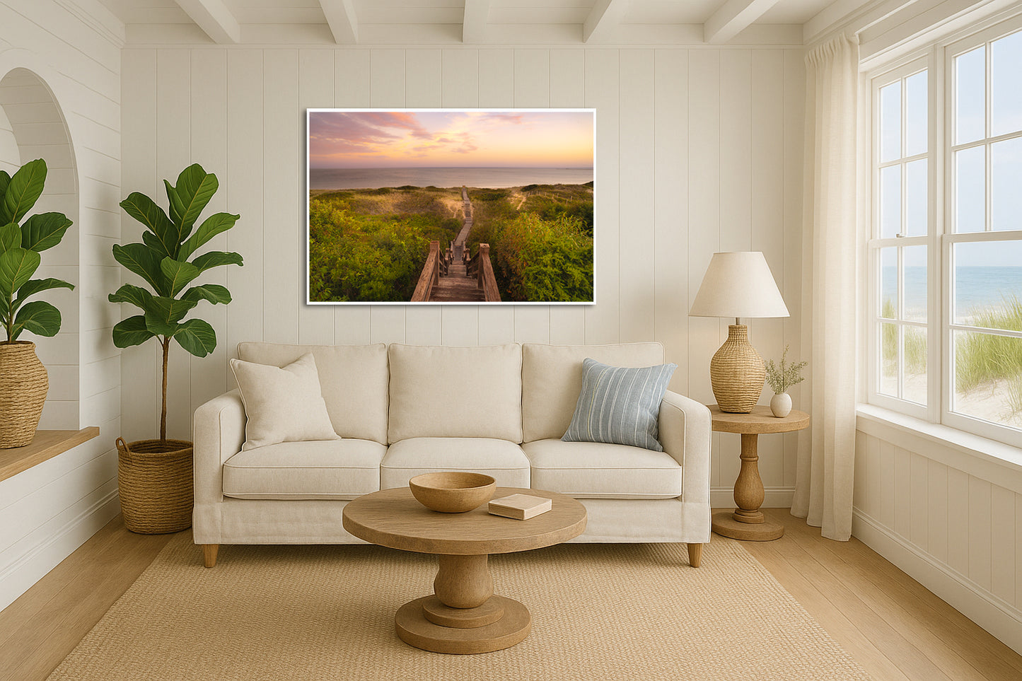 East Coast Tropics - Nantucket Beach Path Photos