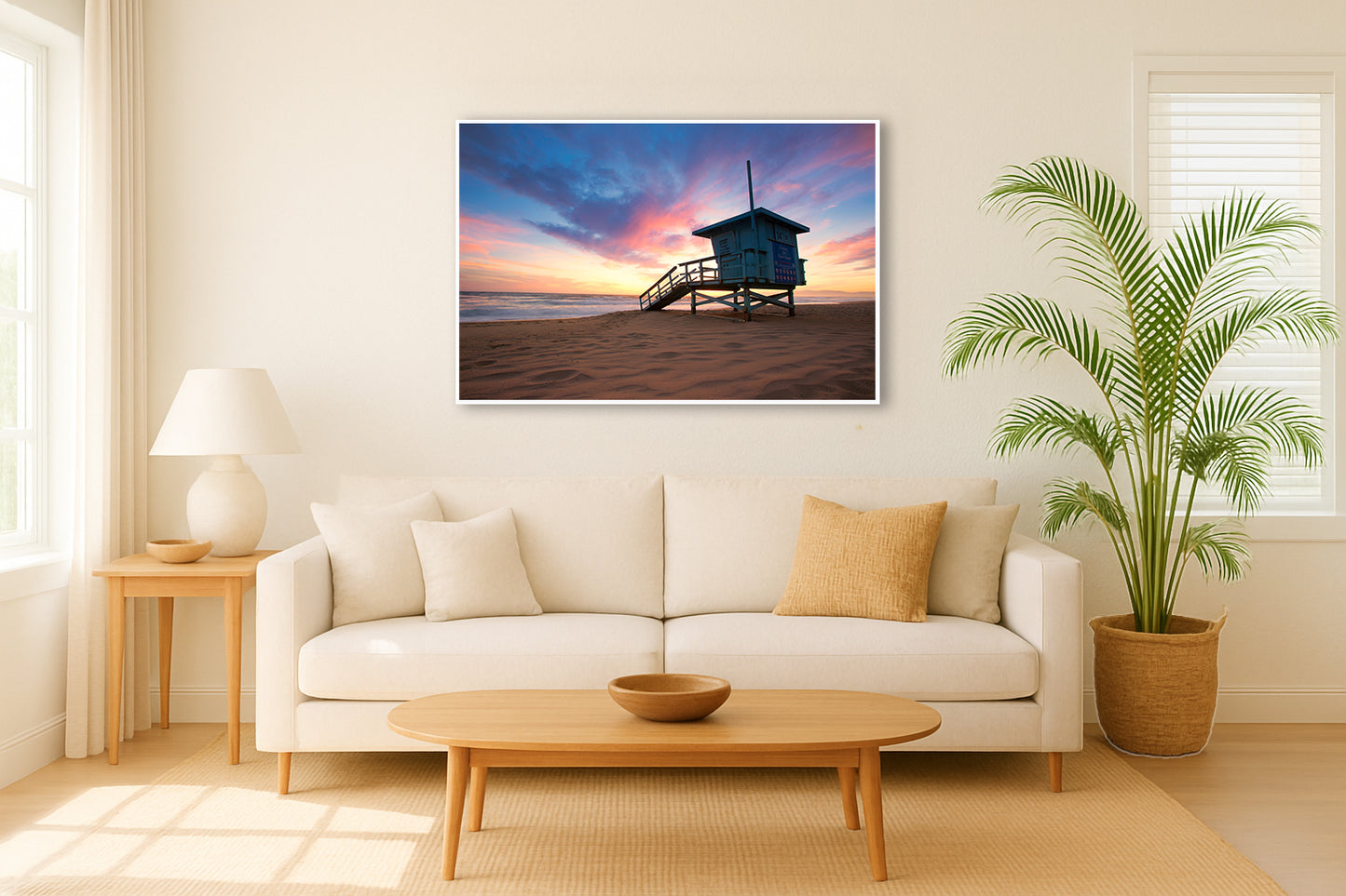 Good Evening - Manhattan Beach Lifeguard Tower Photos