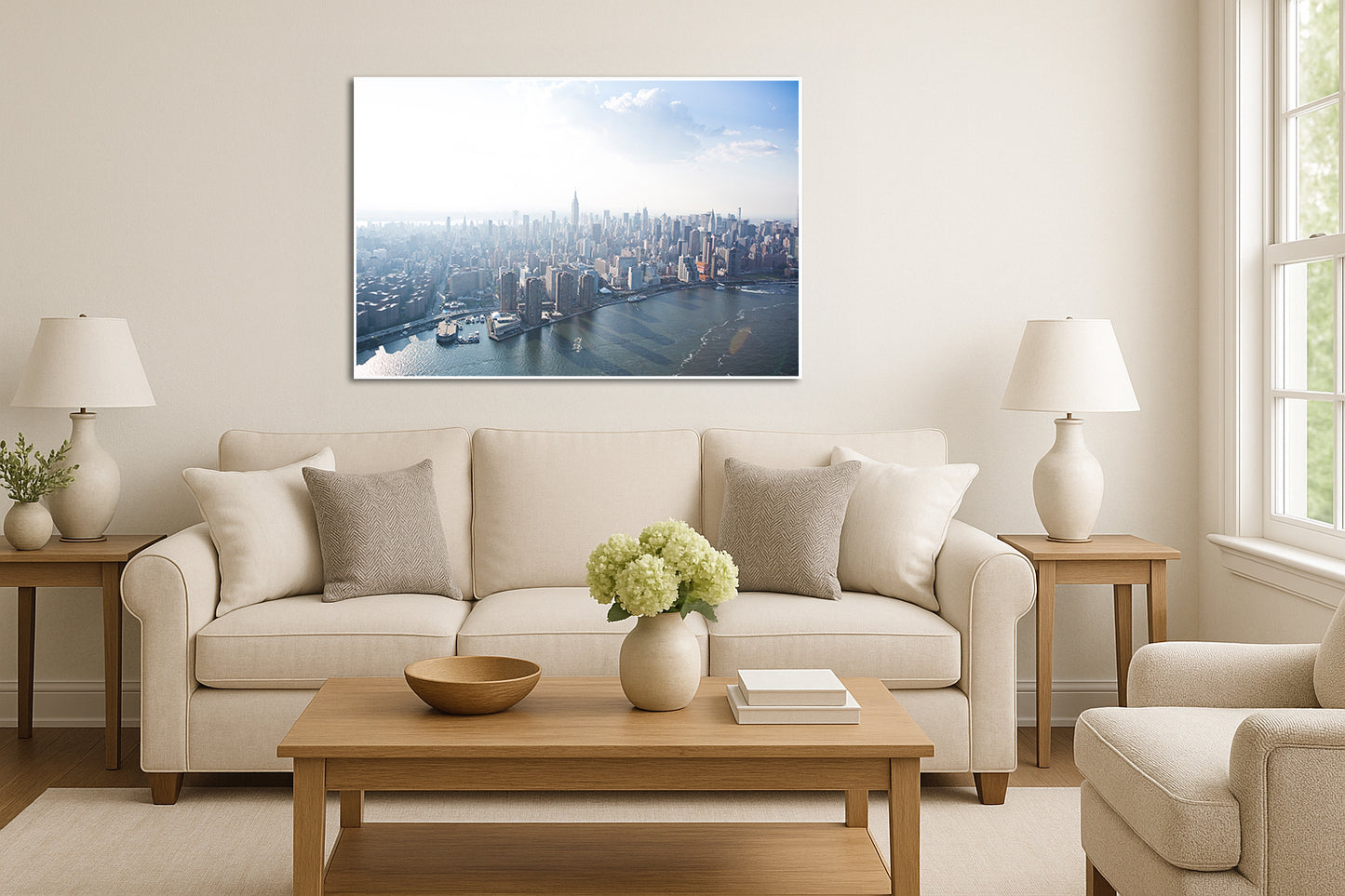 Gotham City - New York City Skyline Aerial Photos