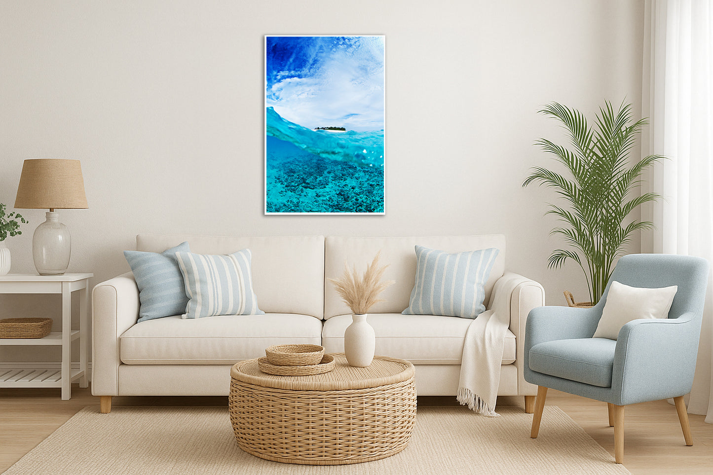 Half and Half - Tavarua Fiji Ocean Wave Sea Photos