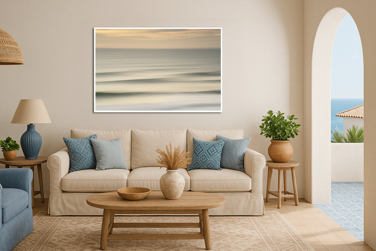 Honey Hued- Nazare Abstract Sea Photos