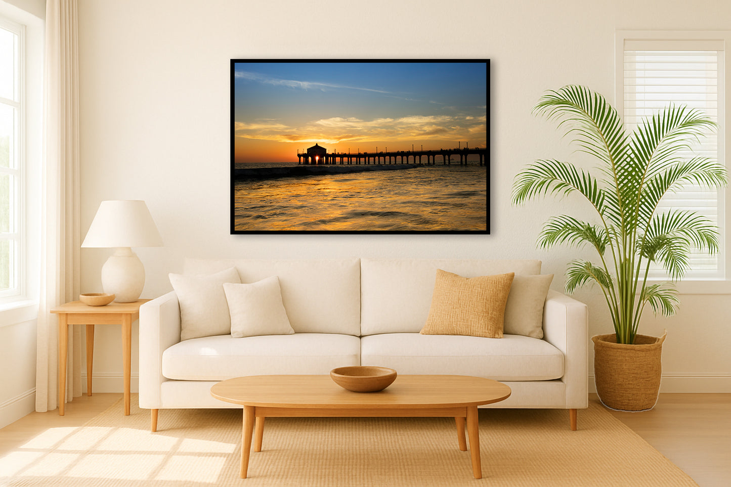 Keyhole - Pier Sunset Seascape Photos