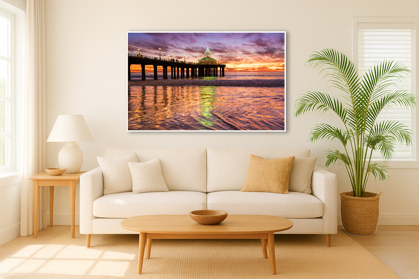 Lavender Haze - Manhattan Beach Sunset Photos