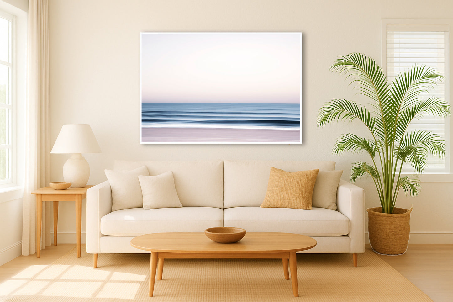 Morning Coffee - Pastel Painterly Manhattan Beach Clouds Photos