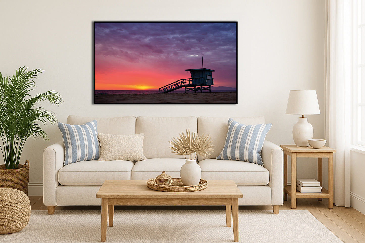 Off Duty - Beach Lifeguard Tower Sunset Photos