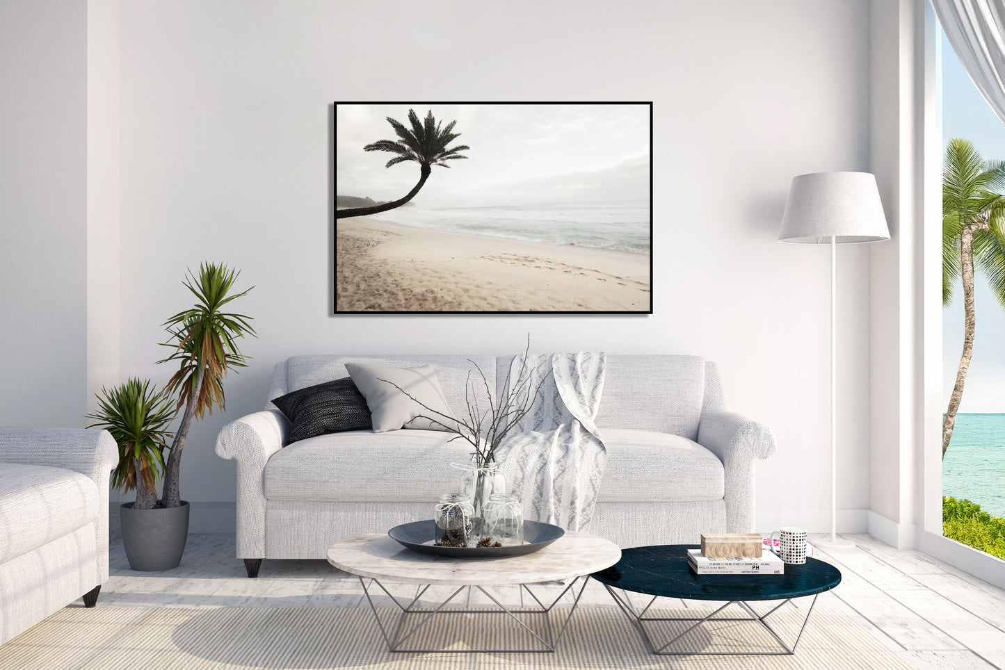 Out Of Office - North Shore Oahu Beach Palm Photos