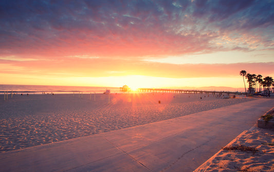 Popsicle Skies - Manhattan Beach Sunset Photos