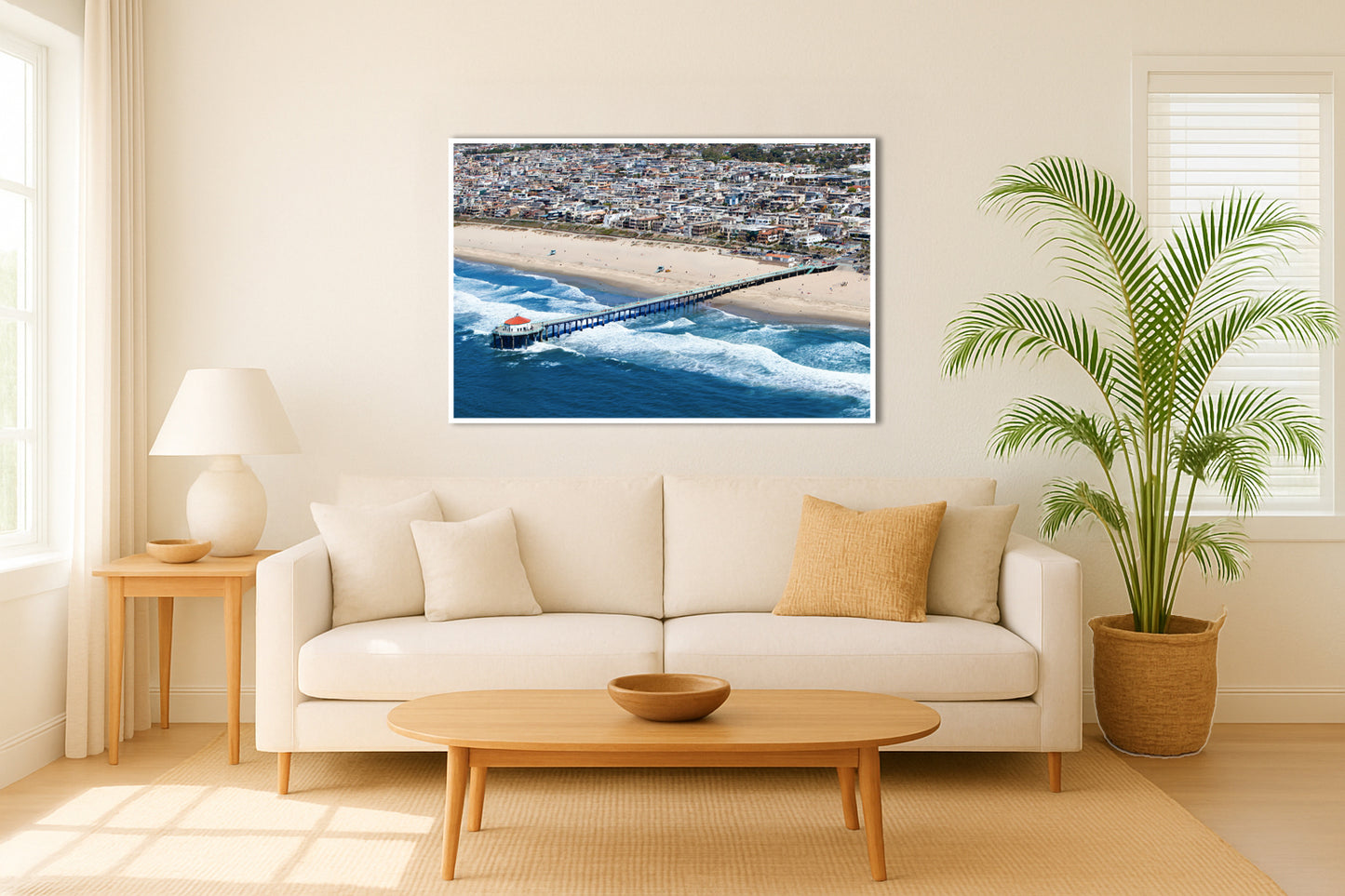 Room With A View - Manhattan Beach Piers Aerial Photos