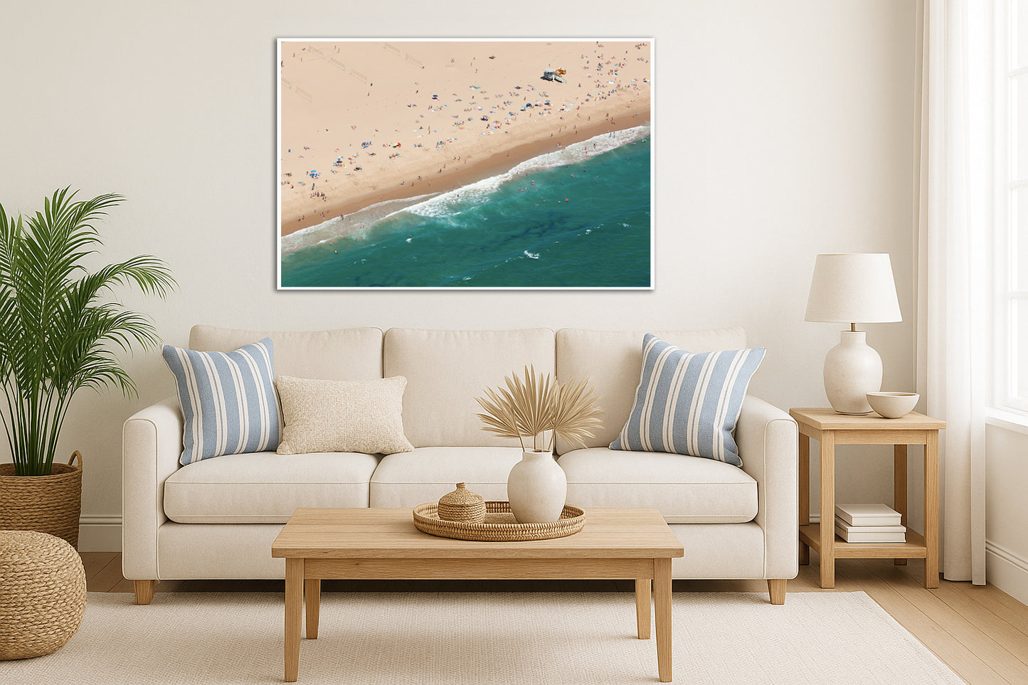 Saturday Afternoon - Hermosa Beach Aerial Sunbathers Photos