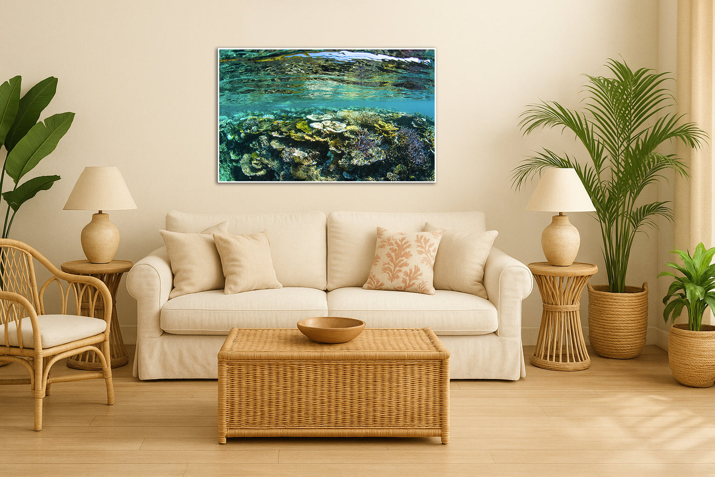 Sea Trees - Tahiti Coral Reef Photos