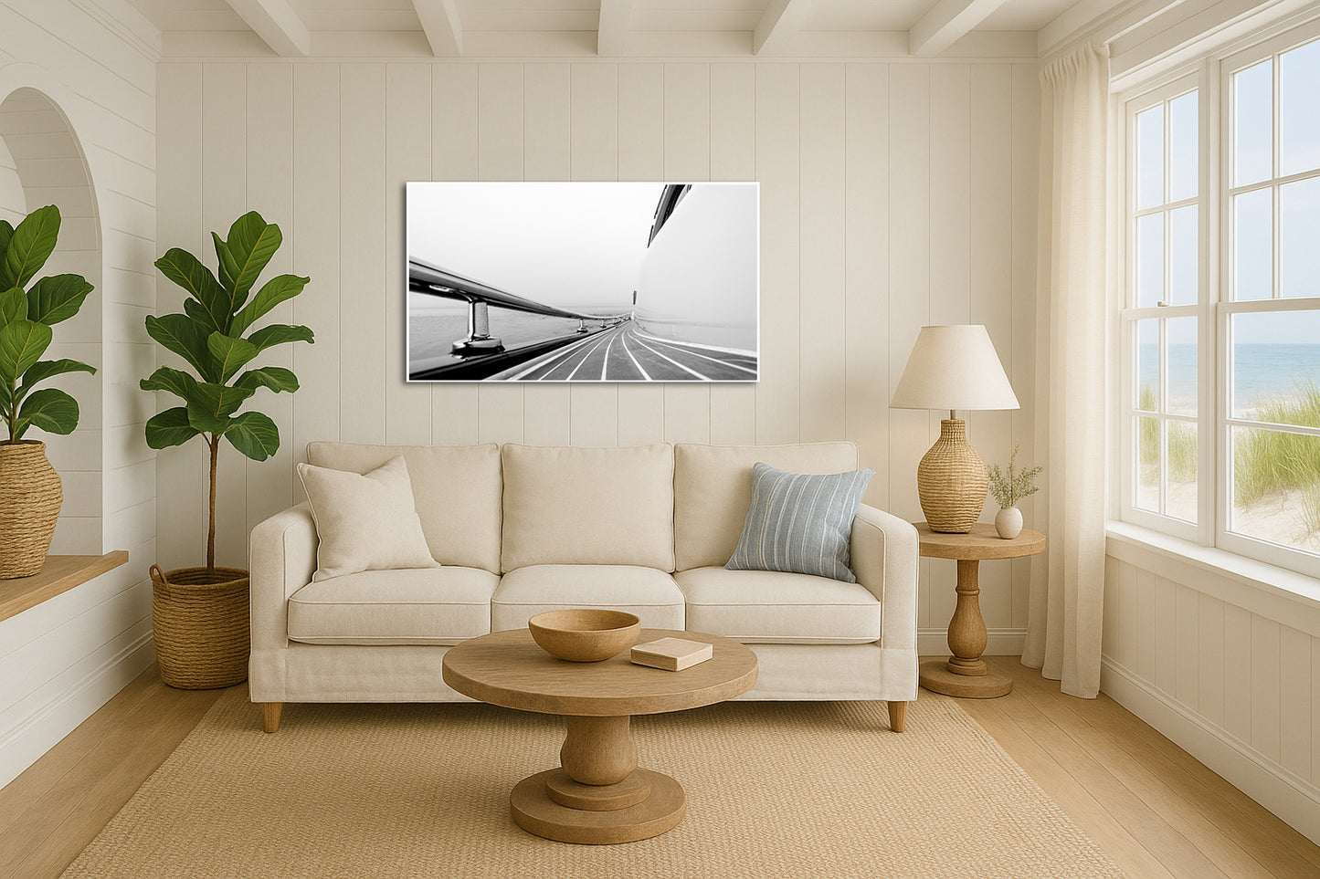 Starboard Stripes - Nantucket Ship Railing Photos