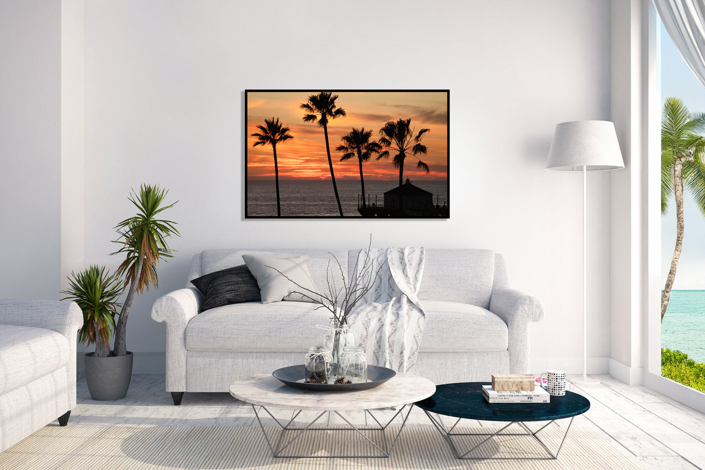 Swizzle Sticks - Ocean Palm Trees Sunset Photos