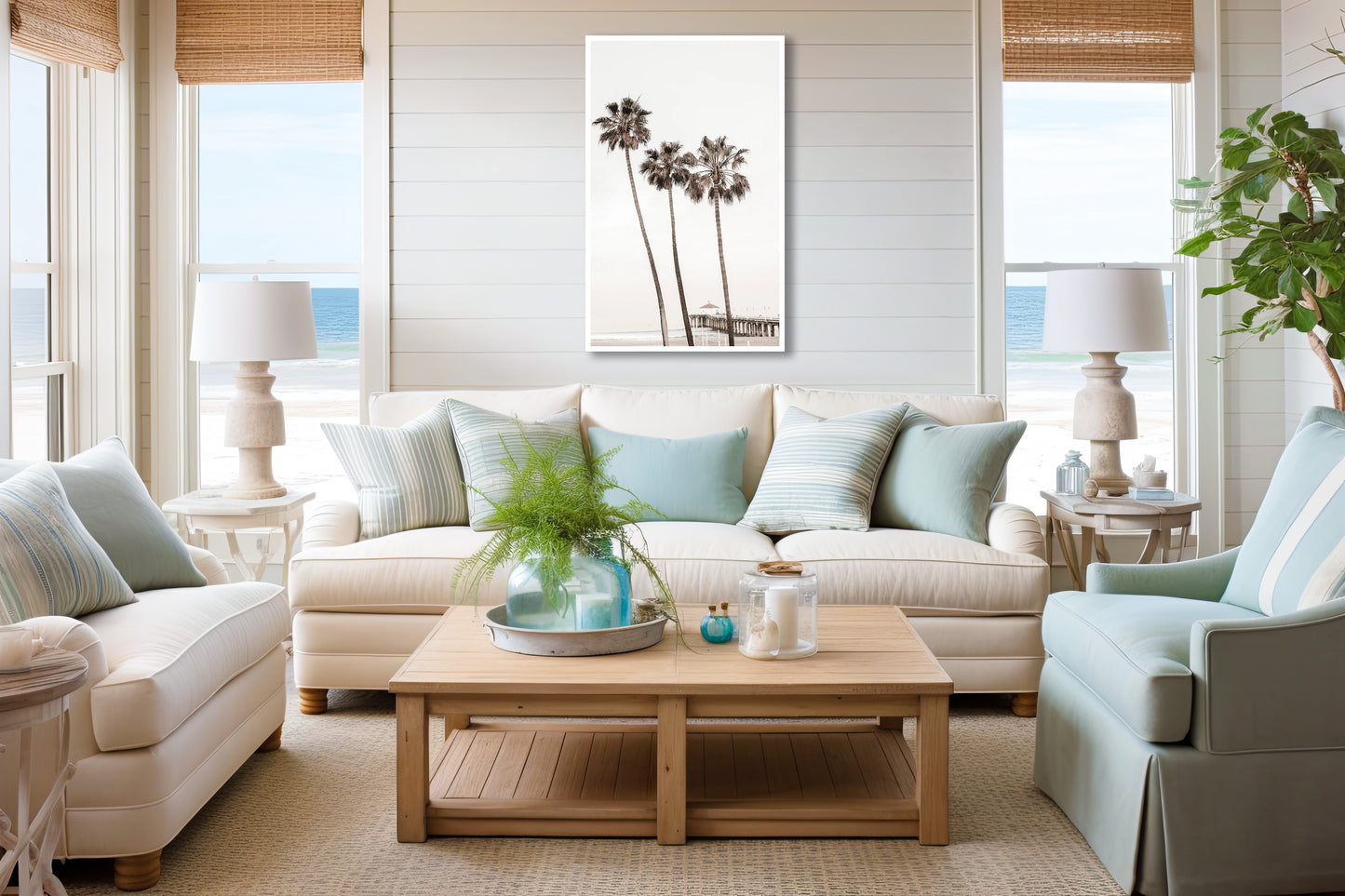 Under the Palm Trees- Manhattan Beach Pier Photos