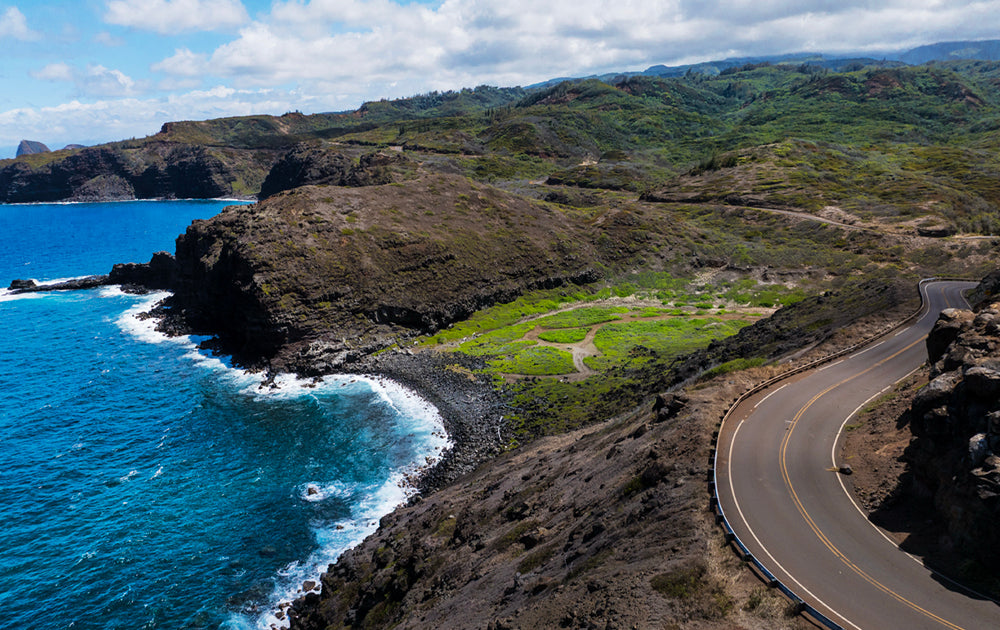 Winding Blue - Photos of Maui
