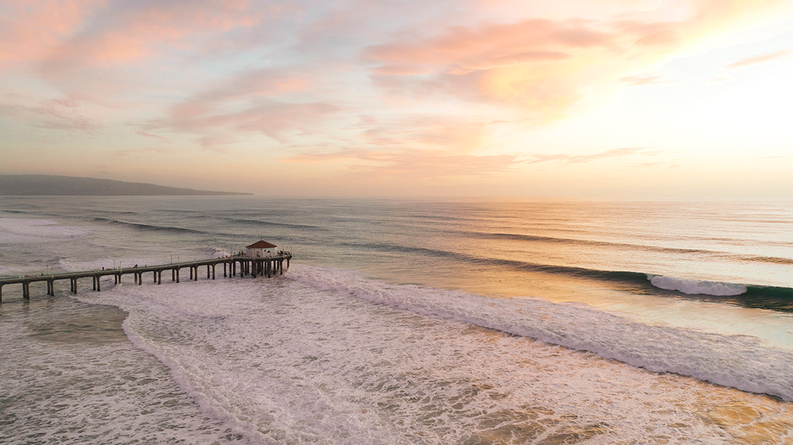 Peachy - Manhattan Beach Pier Ariel Photos