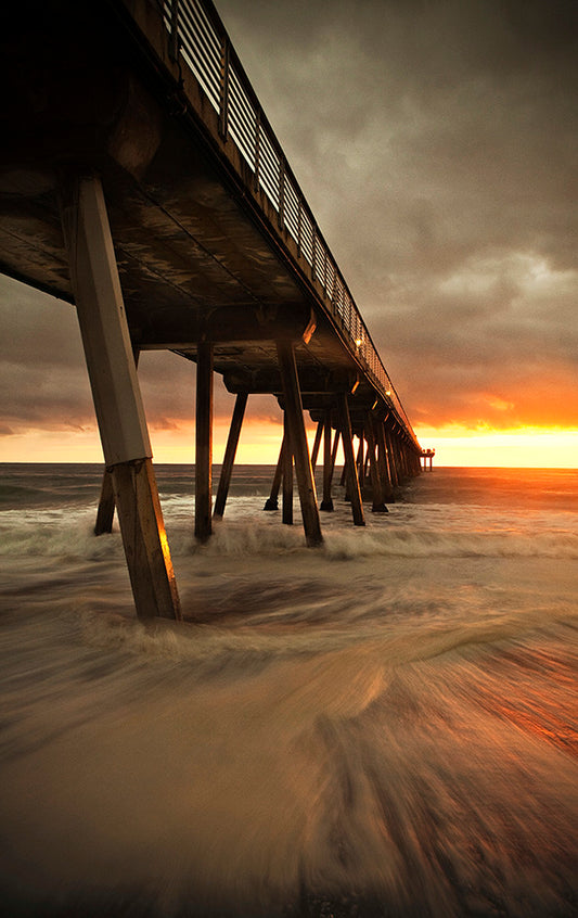 Hermosa Beach Under Surf Pier Photos