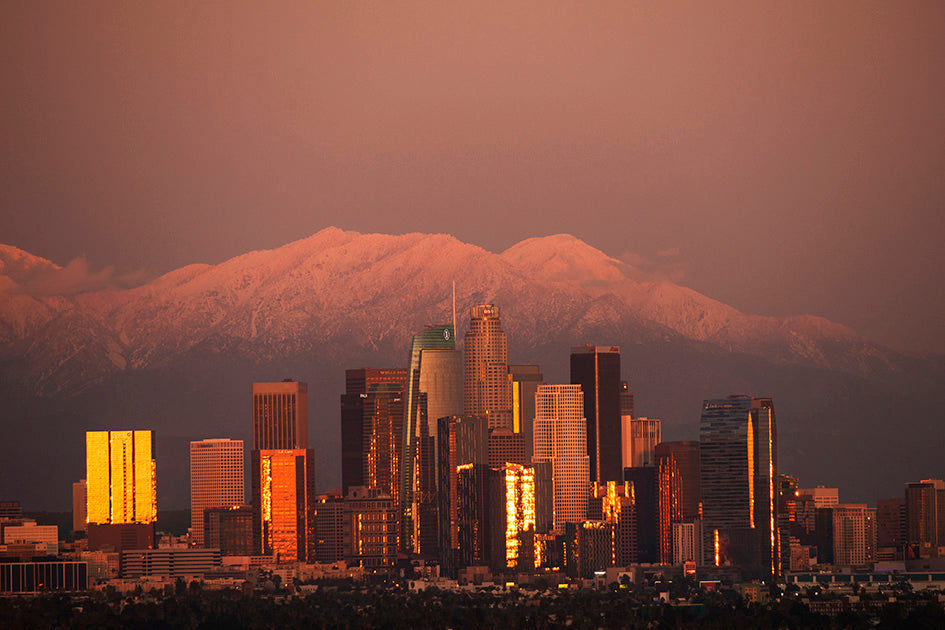 Los Angeles Mountain City Photos