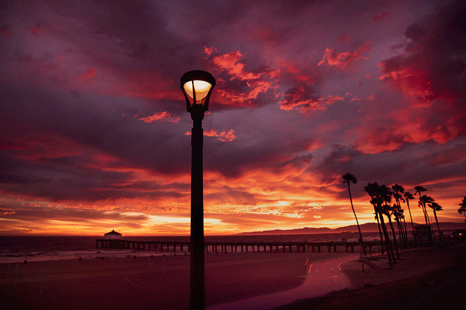 Manhattan Beach at Sunset Photos