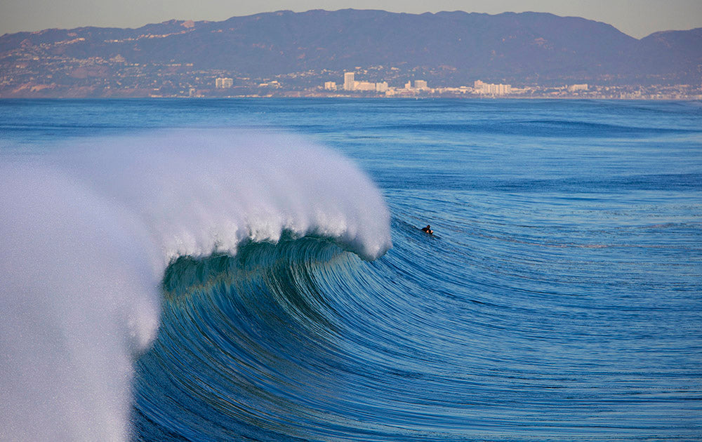 Manhattan Beach Big Wave Surf Photos