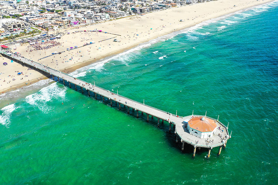 Manhattan Beach Pier Aerial  Photos