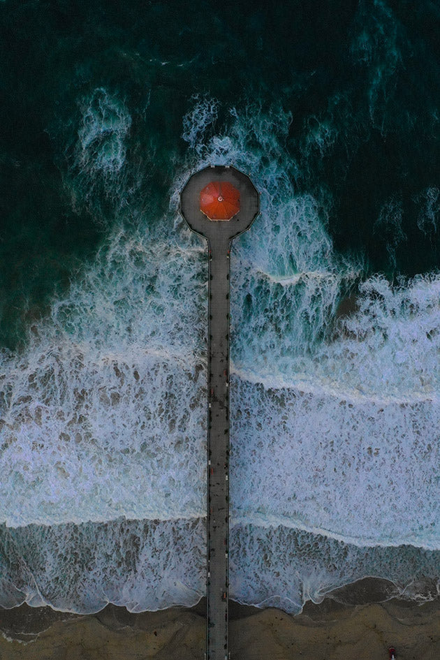 Manhattan Beach Pier Aerial  Photos