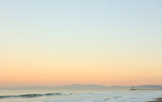 Pastel  Painterly Beach Sea Sky Photo Photos