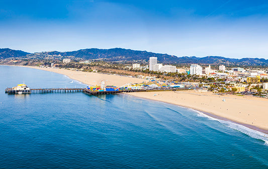 Santa Monica Pier Aerial Photos