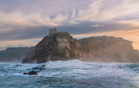 Small Village, Big Canyon - Nazare, Portugal Photos