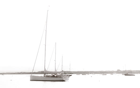 White Out Nantucket Sailboat Photos