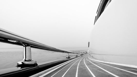 Starboard Stripes - Nantucket Ship Railing Photos