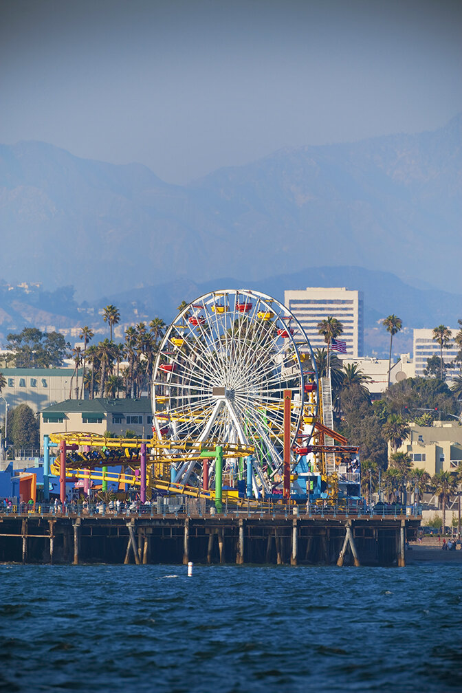 Summerland - Santa Monica Pier Ferris Wheel Photos