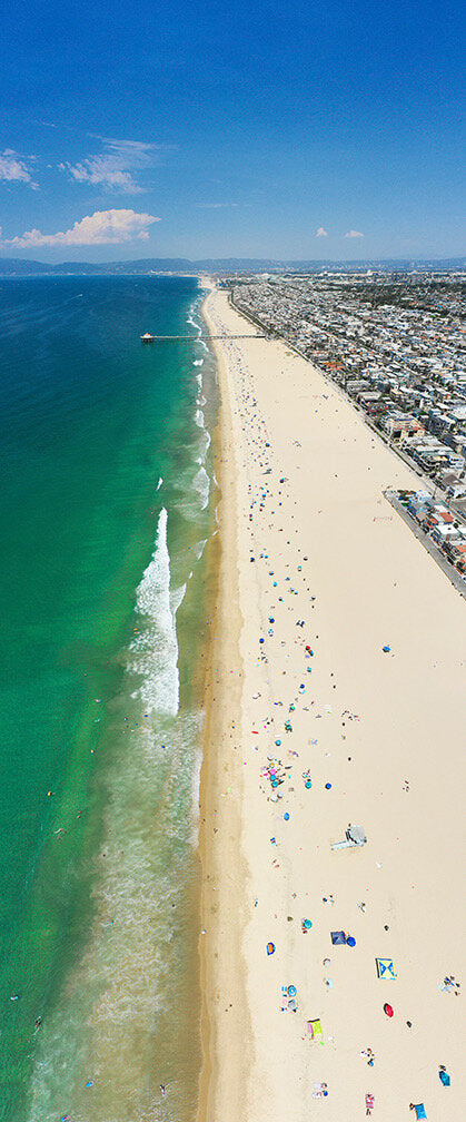 Summertime Magic - Aerial Manhattan Beach Wide Photos