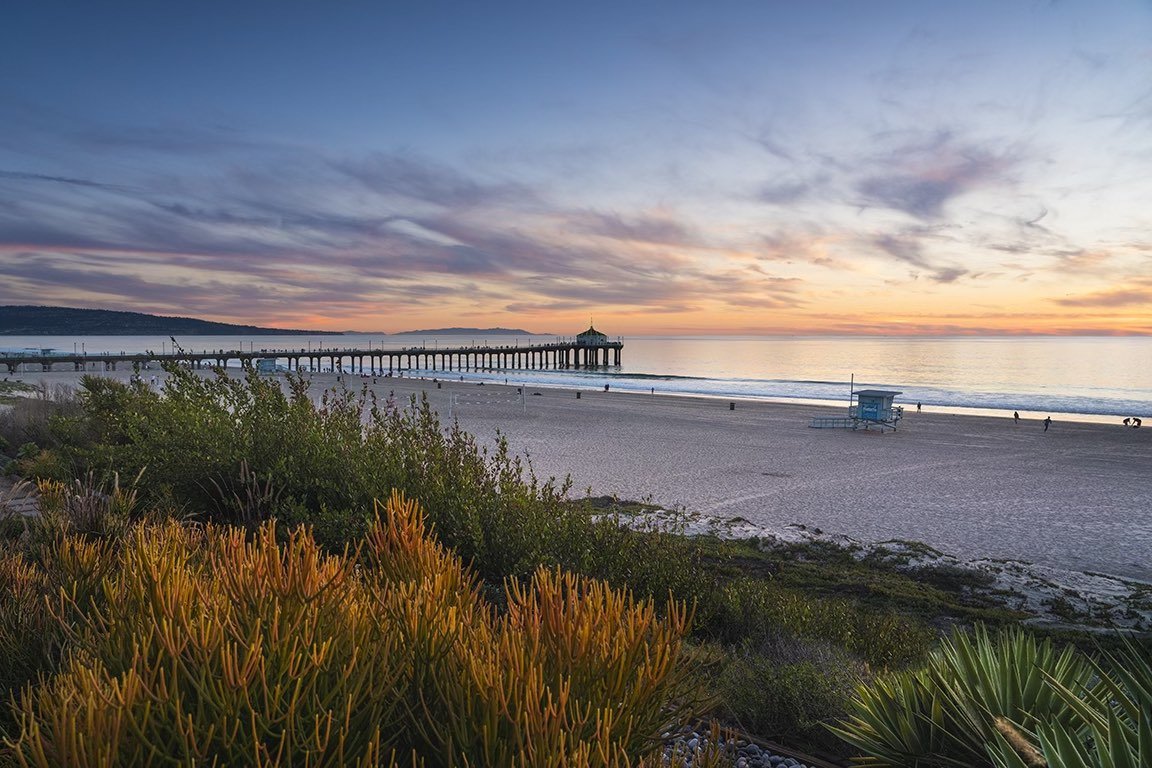 Cool For The Fall - Manhattan Beach Pier Dusk Photos