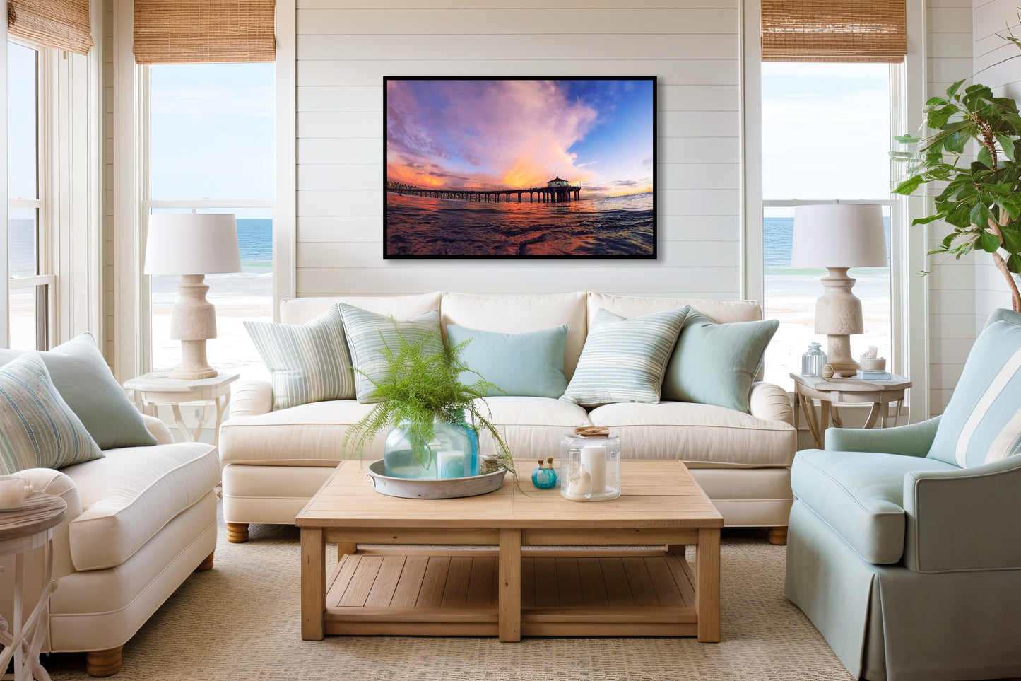 After The Storm - Manhattan Beach Pier Photo After Storm