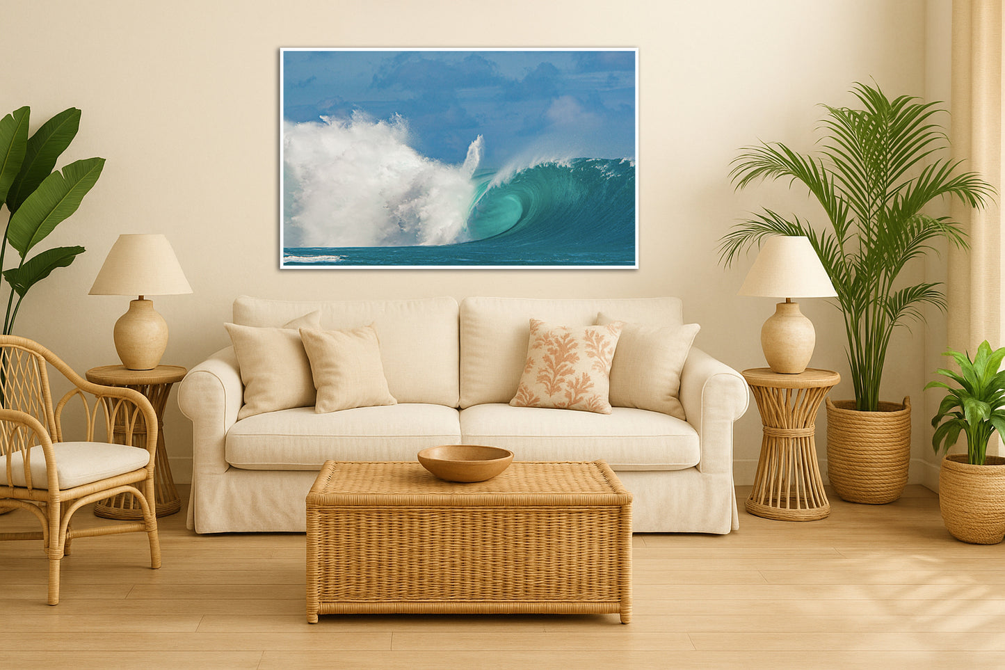 Ahead of the Curve - Tahiti Wave Photo