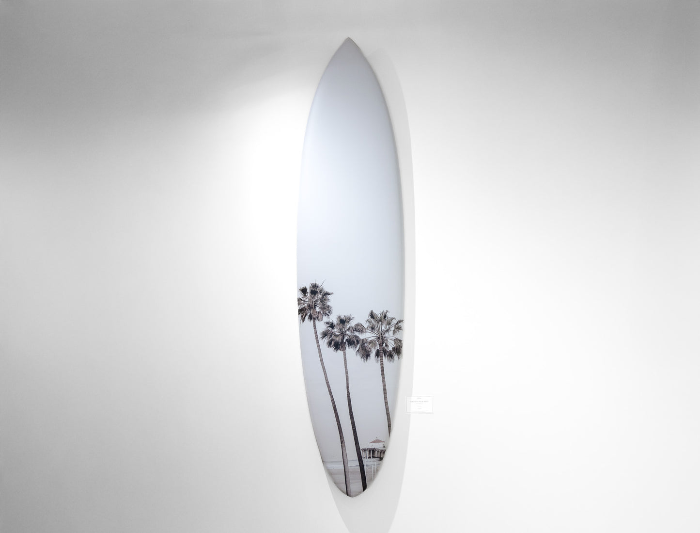 Under The Palm Trees - Surfboard Gallery Display Piece
