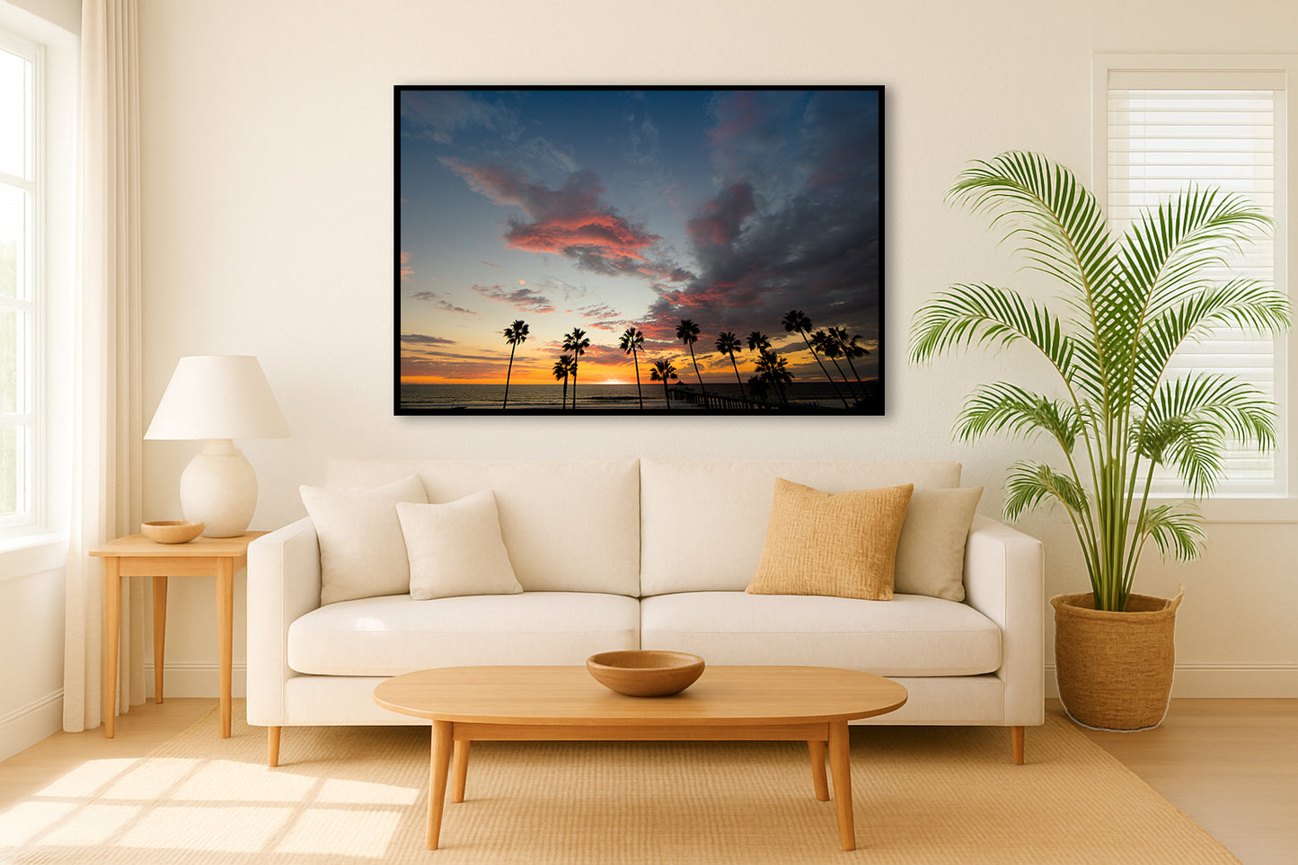 Cocktail Hour - Manhattan Beach Palm Trees Photos