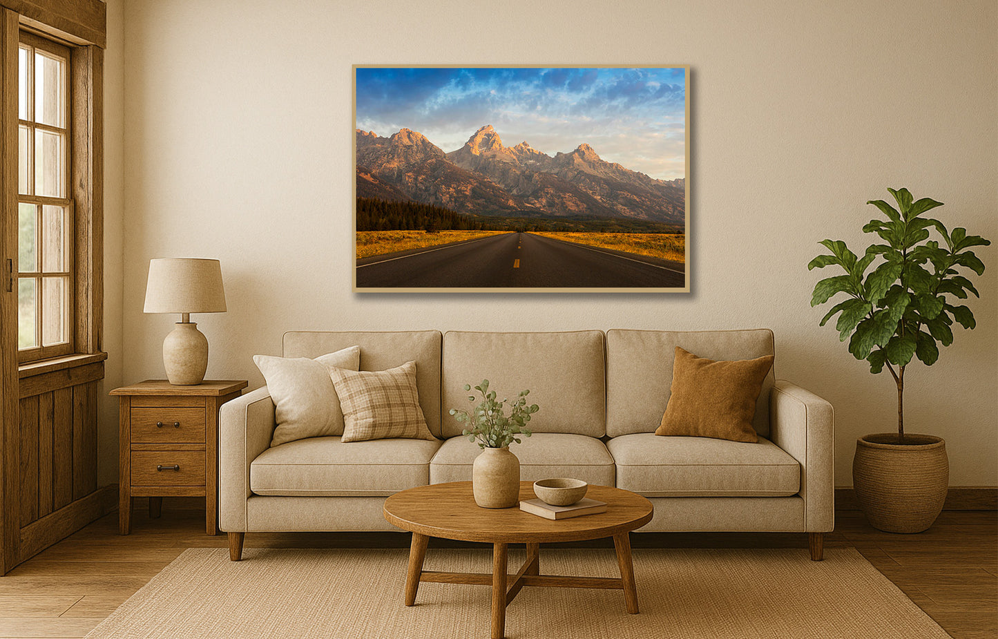Country Road Take Me Home - Wyoming Jackson Hole Mountains Photos