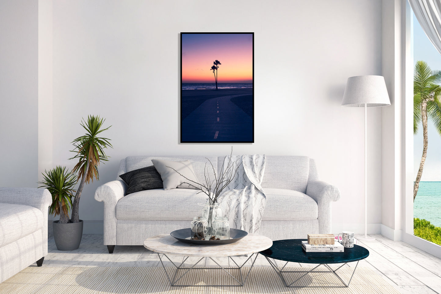 Cruisin' - Beach Palm Trees Sunset Photos