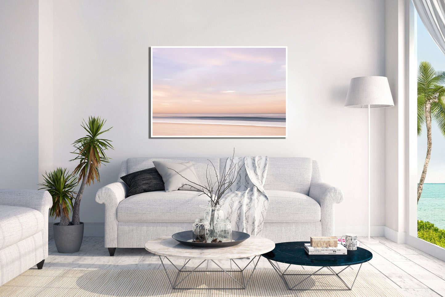 Falling Water - Pastel Sea Beach Photos